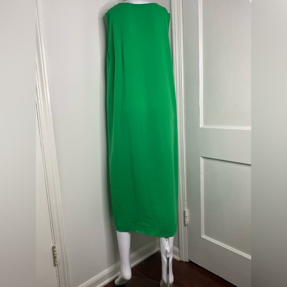 PATRIZIA LUCA Green Sleeveless High-Low Tunic Dress - Picture 8 of 16